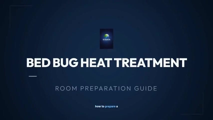 Bed bug heat treatment room preparation guide